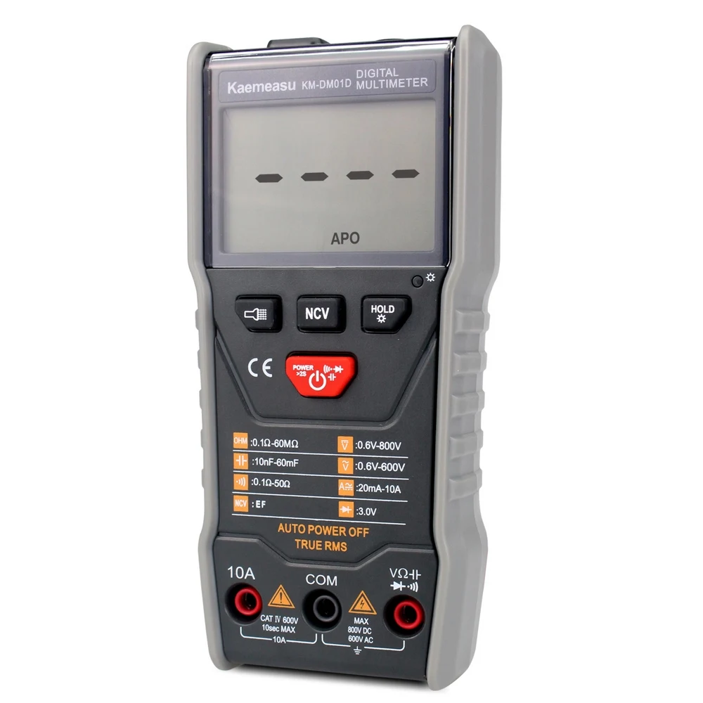 

Professional High Precise 6000 Counts Digital Multimeter Transistor Tester Electrical Test Meter Profesional Analog Auto Range