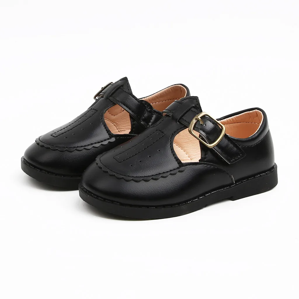 Обувь для малышей детей девочек мальчиков обувь из искусственной кожи