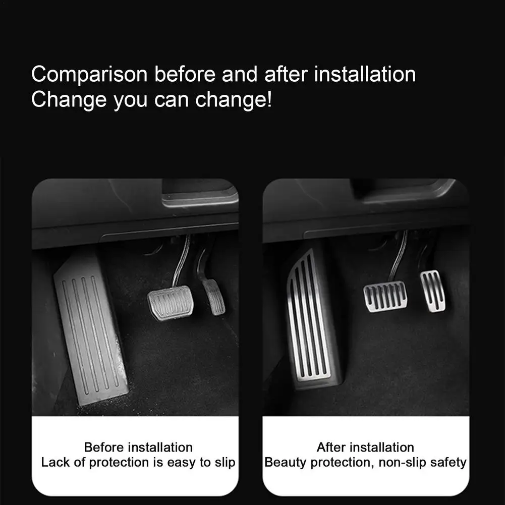 Автомобильная накладка на ножную педаль тормоза для модели 3 металлическая