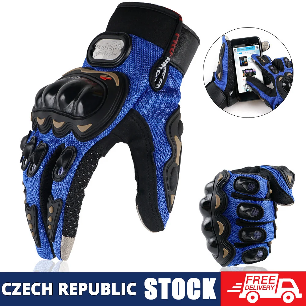 Мотоциклетные Перчатки PRO BIKER с сенсорным экраном защитное снаряжение для