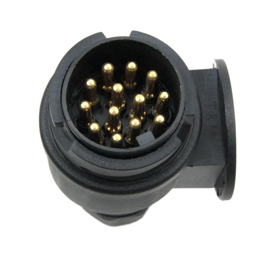 

Tirol P3 European 13 Pin Trailer Plug Black frosted materials 13-Pole Trailer Connector 12V Towing Socket T22778 Free Shipping