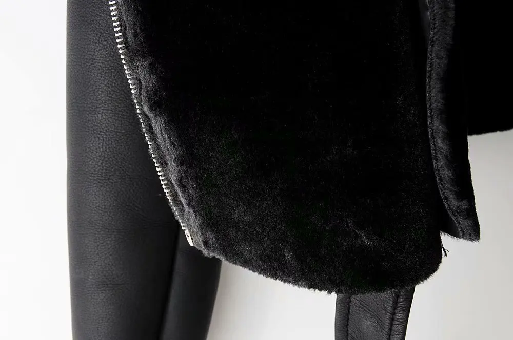 

ZQLZ Winter Leather Jacket Women 2021 Warm Black Pu Coats Female Slim Vintage Basic Overcoat Casual Leather Coat Ladies