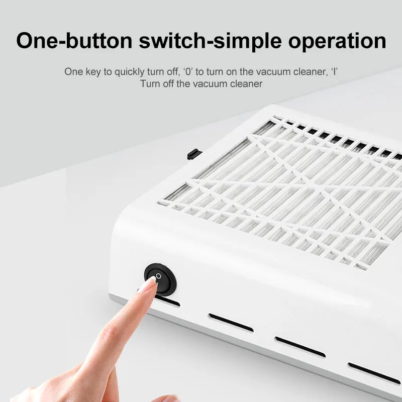 Пылесос маникюрный для сушки гель-лака 80 Вт |