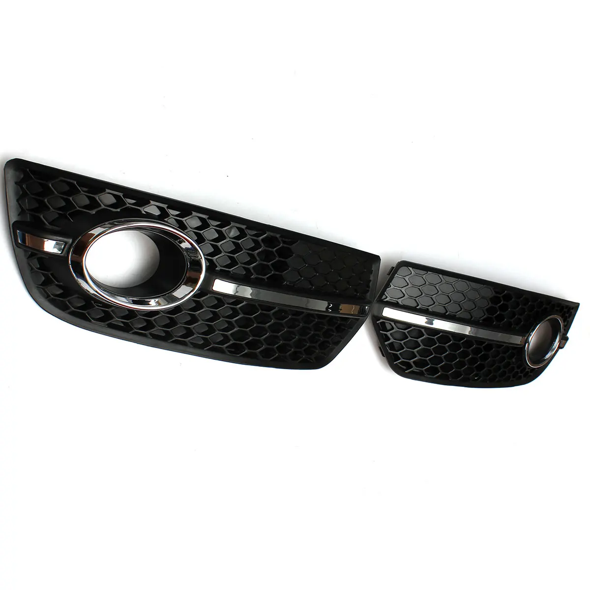 Левый/правый передний бампер глянцевый черный противотуманный фонарь крышка