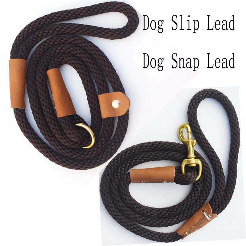 

2 шт. высококачественный кожаный поводок для собак + поводок для собак 4 фута 5 футов поводок для обучения домашних животных для средних и больших собак темно-кофейный красный