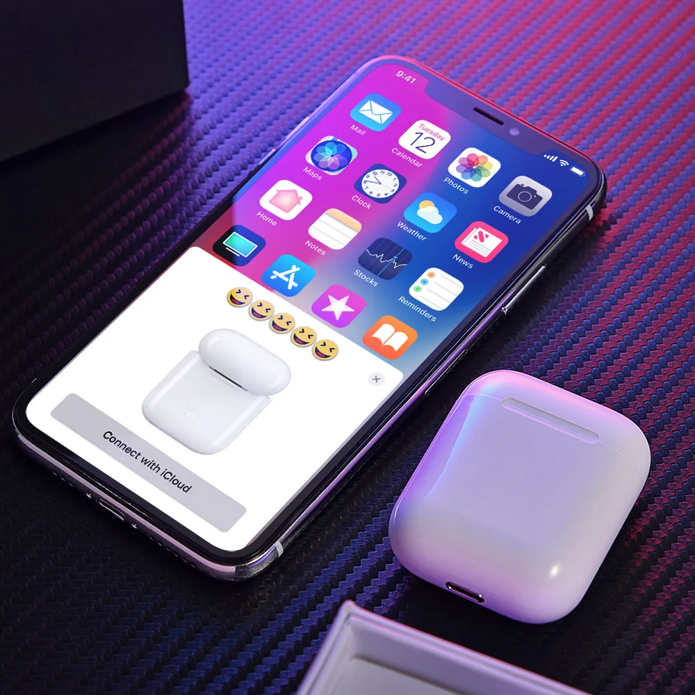 I90 TWS Bluetooth 5 0 беспроводные наушники всплывающие гарнитуры умный датчик в ухо