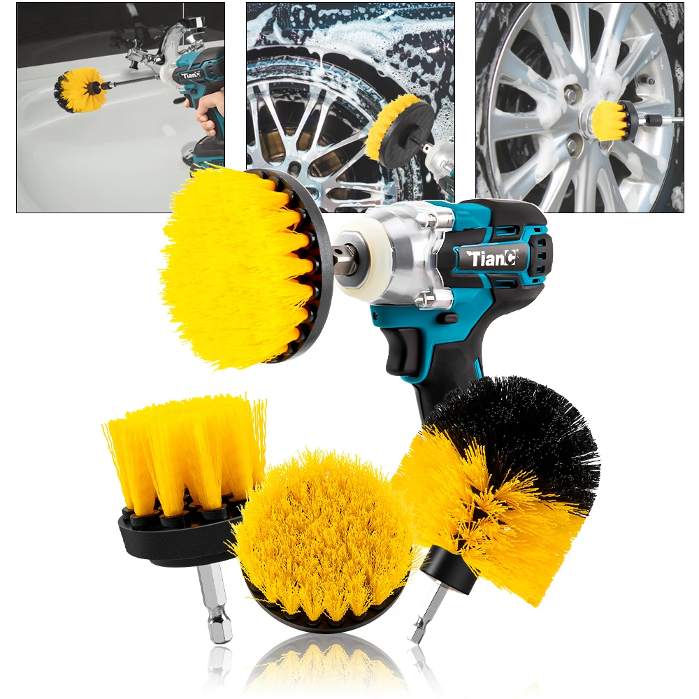 

3 шт., щётки для чистки автомобильных шин