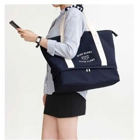 Холщовая Сумка для покупок на одно плечо дорожная сумка хранения портативная