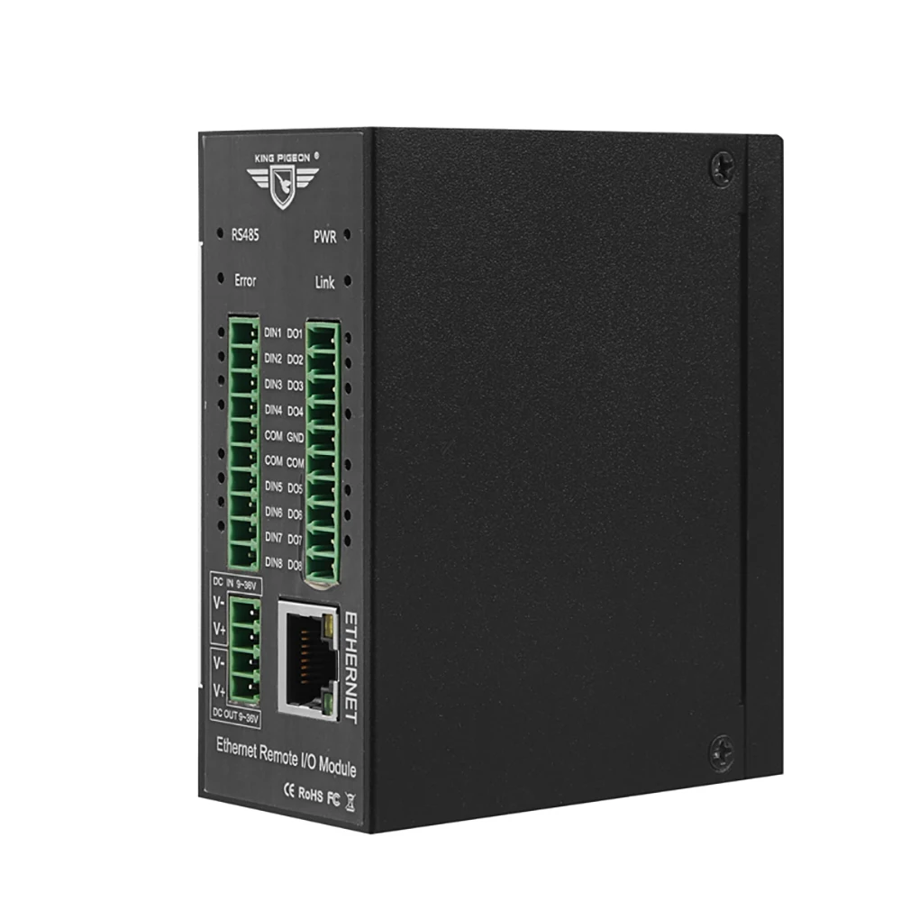 Модуль дистанционного ввода-вывода данных Modbus TCP Master Ethernet для промышленных