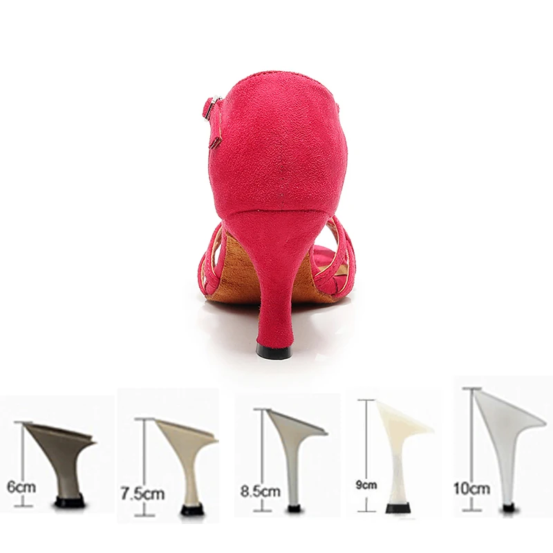 Туфли женские атласные для бальных танцев профессиональная обувь