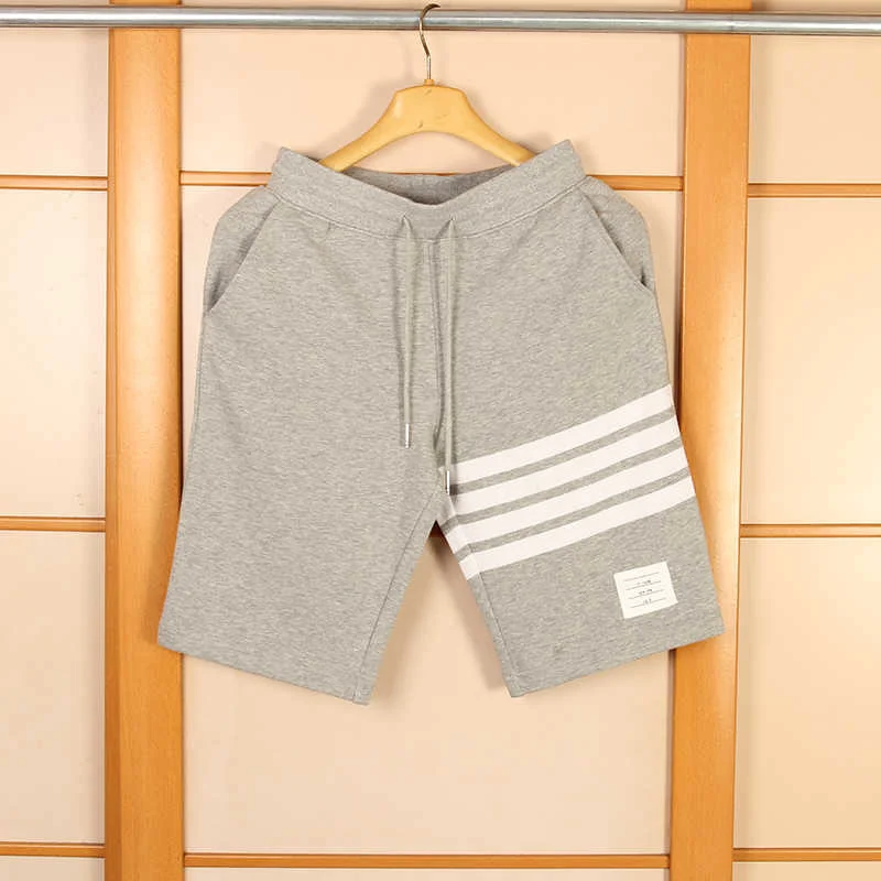 

2021 Fashion brand TB sport Casual Shorts Men Summer Cotton Knee Length trousers women Jogger Track Pants for male