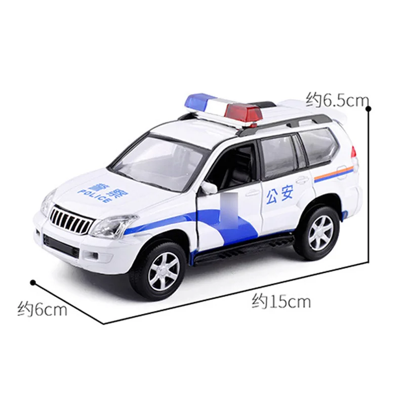 1:32 весы сплав литье под давлением Металл ForPolice модель автомобиля для TOYOTA LAND CRUISER