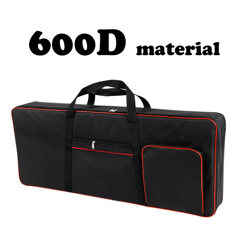 420D/600D Thickened Nylon 61 Key Keyboard Backpack Instrument Bag Waterproof Electronic Piano Cover Case for Electronic Organ