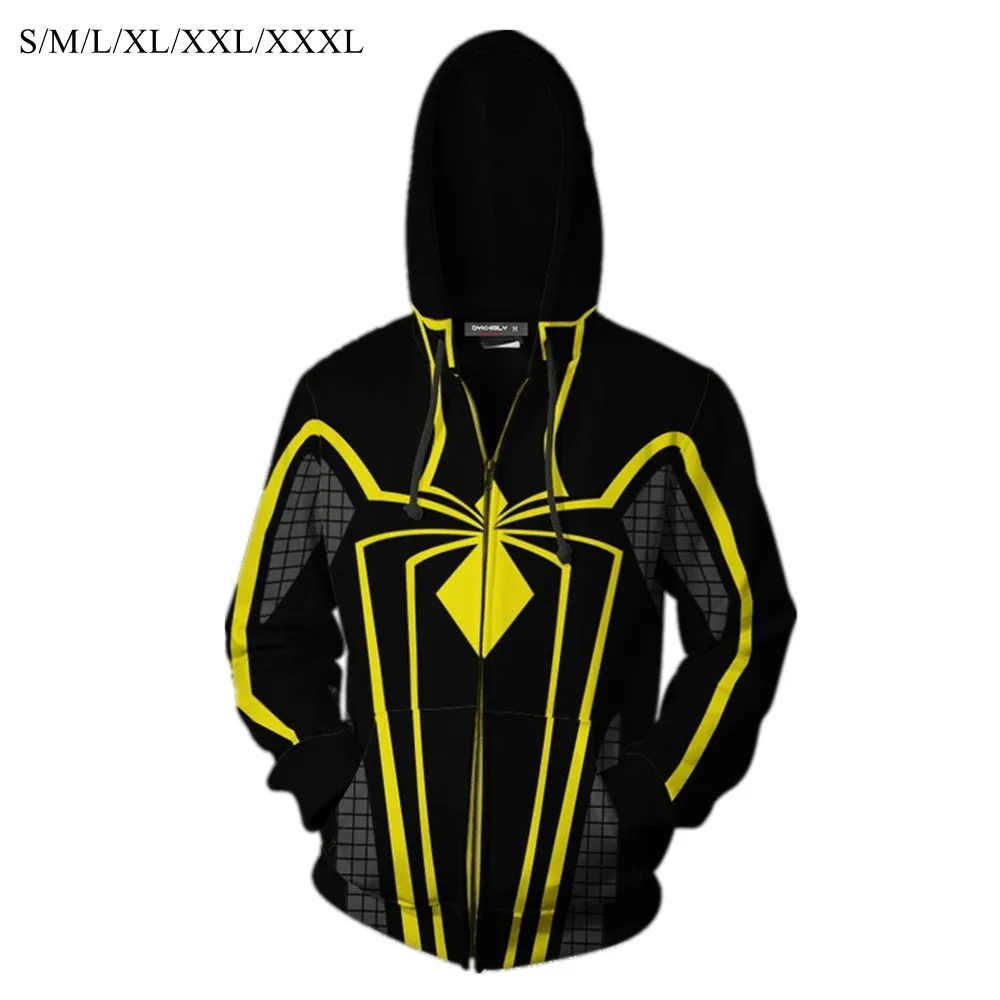 3D с принтом (Человек паук) веб стрелок пальто Человека паука текстами и сюжетами