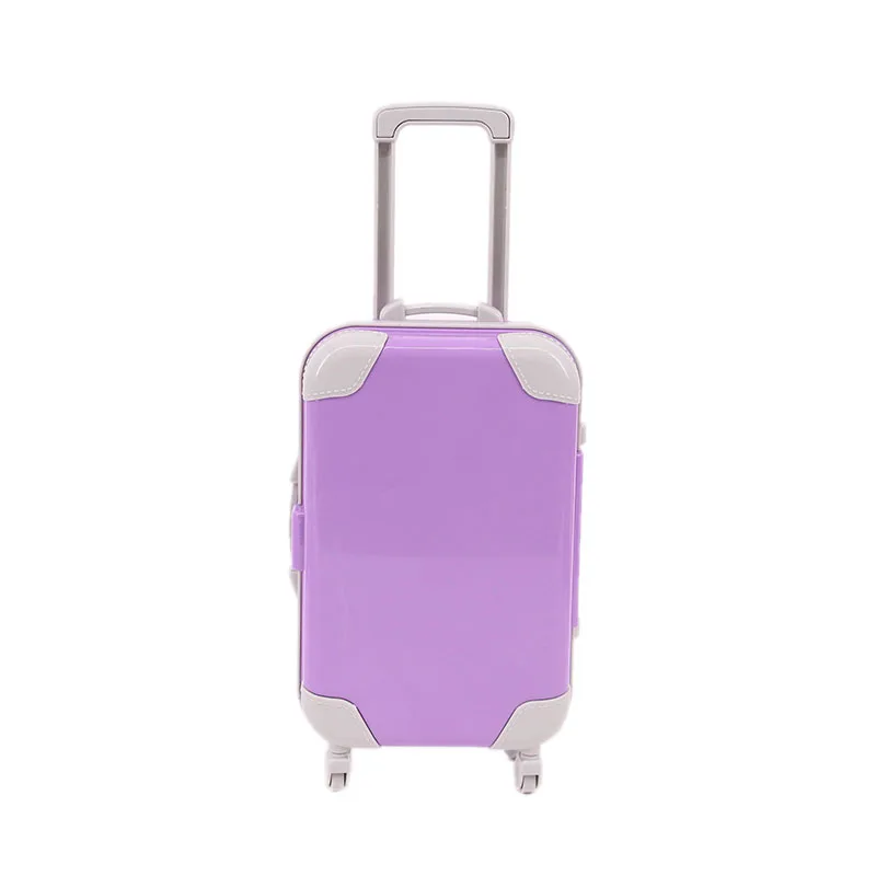 Аксессуары для кукол мебель костюм путешествий чехол багажника багажа 18 дюймов