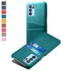 Чехол-накладка для OPPO Reno 6, 5 Pro Plus, 5Z, F19, K9, A93, 5G, из искусственной кожи, с отделениями для карт, для Oppo Realme 8, X7 Pro Ultra, V15, Q3i 5G, чехол