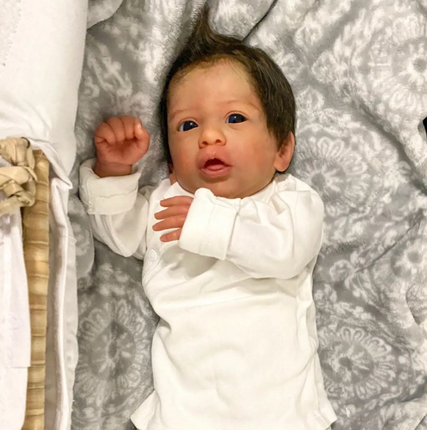 Мягкая силиконовая кукла-реборн для девочек и мальчиков 45 см | Игрушки хобби