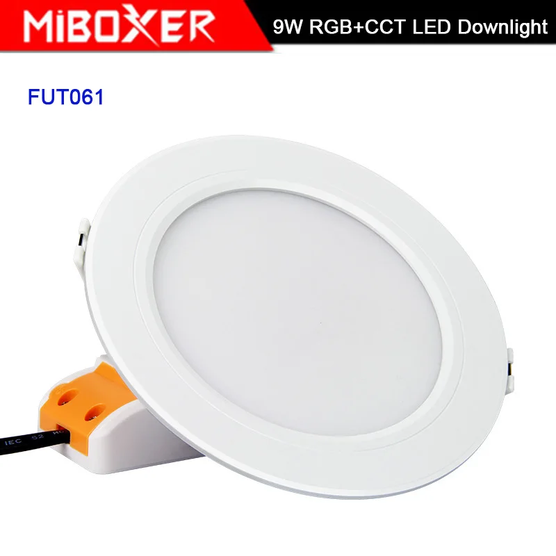 Miboxer New FUT061 9 Вт RGB + CCT светодиодный светильник с регулируемой яркостью умный