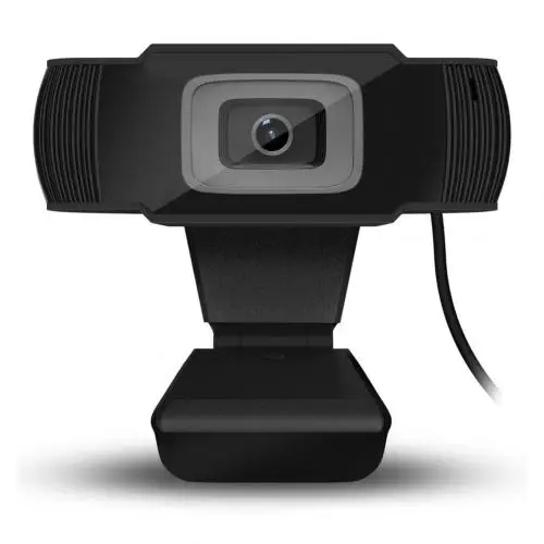 Черный Новая веб-камера с поворотом на 30 градусов 2,0 HD 1080p USB камера видео запись веб-камера с микрофоном для ПК компьютера - Цвет: Черный