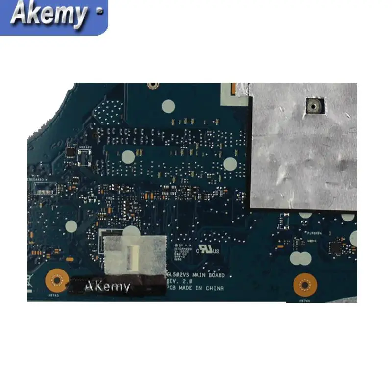 AK i7-6700HQ GL502VS Motherboard GTX1070M/8GB For ASUS GL502 GL502V GL502VS Laptop Mainboard Motherboard test 100% OK