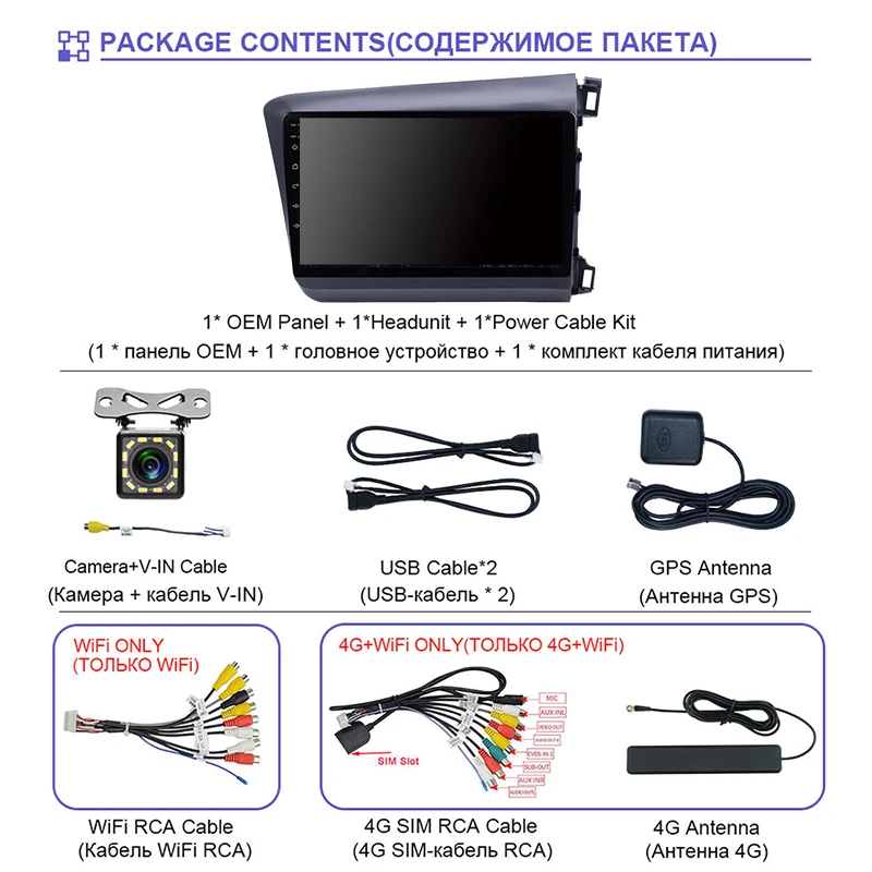 EKIY Android 9 0 Автомобильный мультимедийный плеер для HONDA CIVIC 2012 2013 2014 2015 навигация GPS