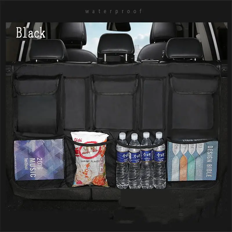 

Car Seat Back Storage Bag Auto Waterproof Storage Box Storage Hanging Net Pocket Car Storage Finishing Interior Supplies