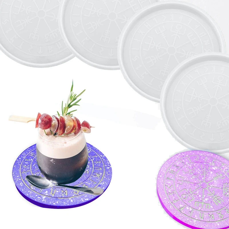 4 упаковки большой поднос для гадания форма из смолы формы литья символов