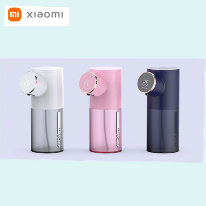 

2020 Xiaomi XIAOJIE Desktop Induction Foam Washing Phone USB Charging 1500mAh Household Foam Hand Sanitizer Soap Dispenser LED
