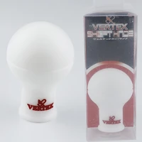 jdm style vertex white resin gear shift knob racing shifter lever head for universal car