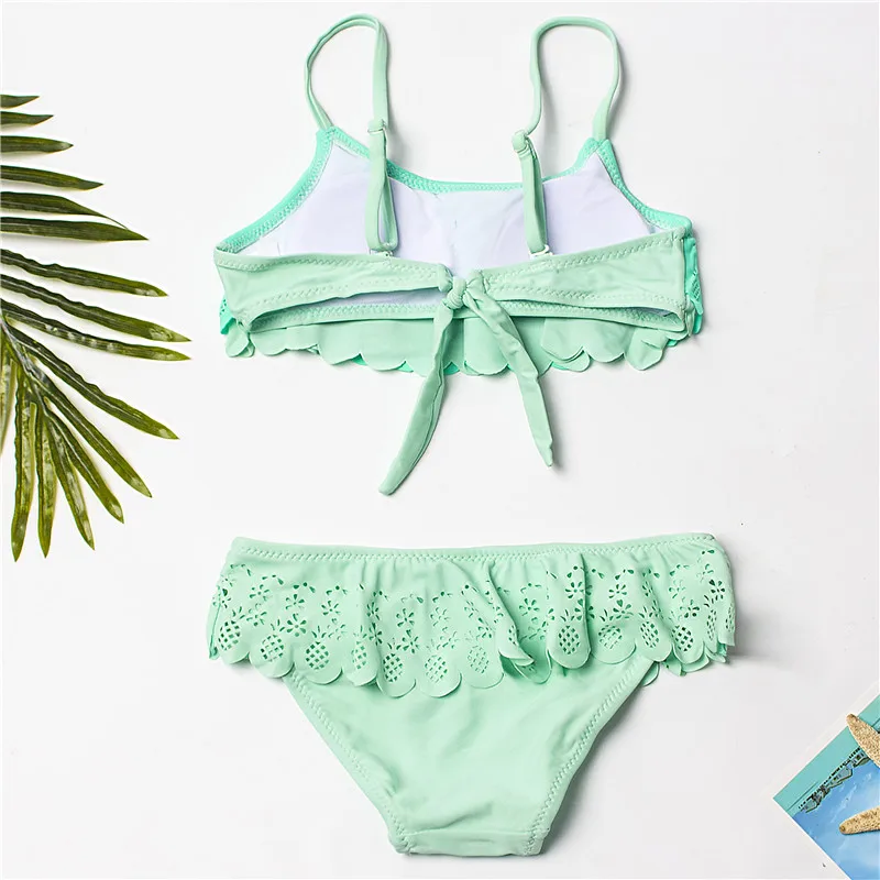 Комплект бикини Falbala для девочек купальный костюм с дырками 2020 детский