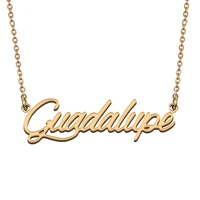 necklace with name guadalupe for his her family member best friend birthday gifts on christmas mother day valentines day