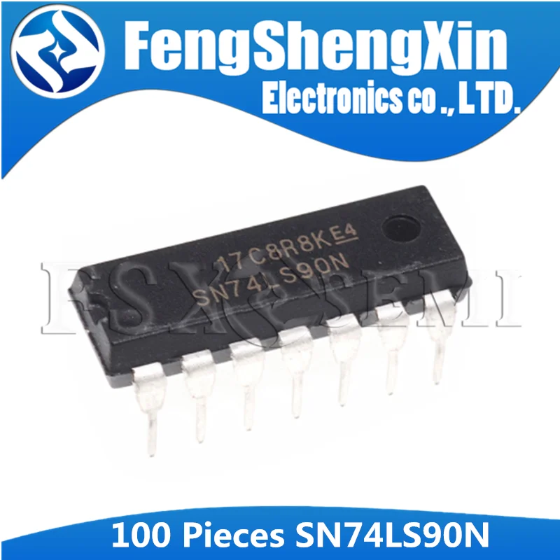 100 шт./лот Новинка SN74LS90N DIP 14 HD74LS90P HD74LS90 74LS90 асинхронная микросхема