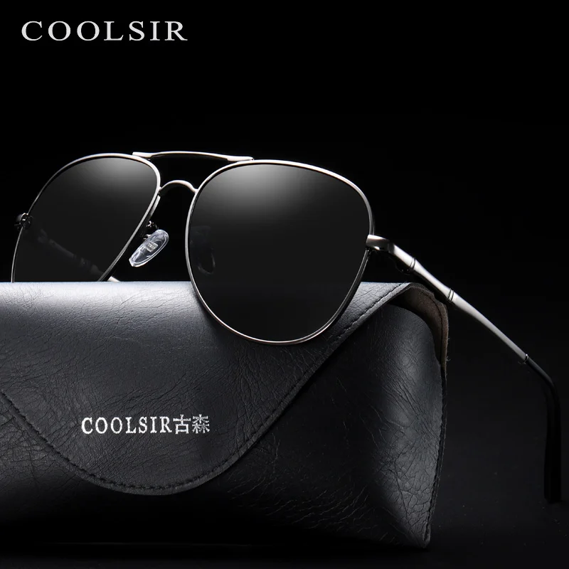 Coolsir солнцезащитные очки мужские поляризованные для мужчин модые 6121 эластичная