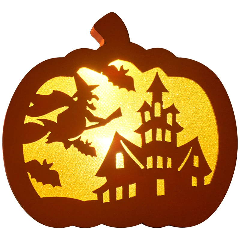 

Светодиодная лампа в виде тыквы на Хэллоуин, светящийся праздничный фонарь в виде тыквы, декоративный праздничный фонарь