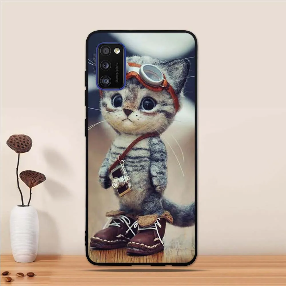 Чехол для Samsung Galaxy A41 чехол 6 1 дюйма Мягкая силиконовая задняя крышка из ТПУ GalaxyA41 A