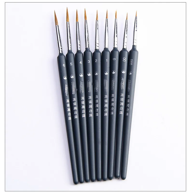 Кисть для рисования тонкая кисть с крючком маслом на водной основе