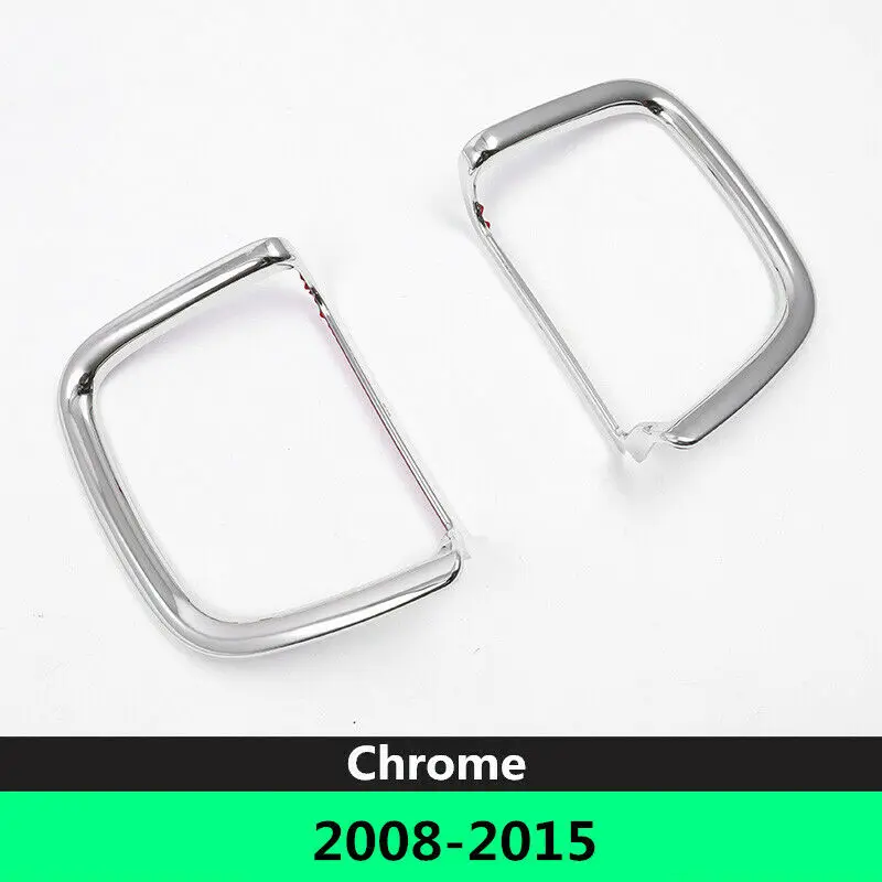 2 шт. ABS хромированная лампа заднего противотуманного фонаря чехлы для Toyota Land Cruiser