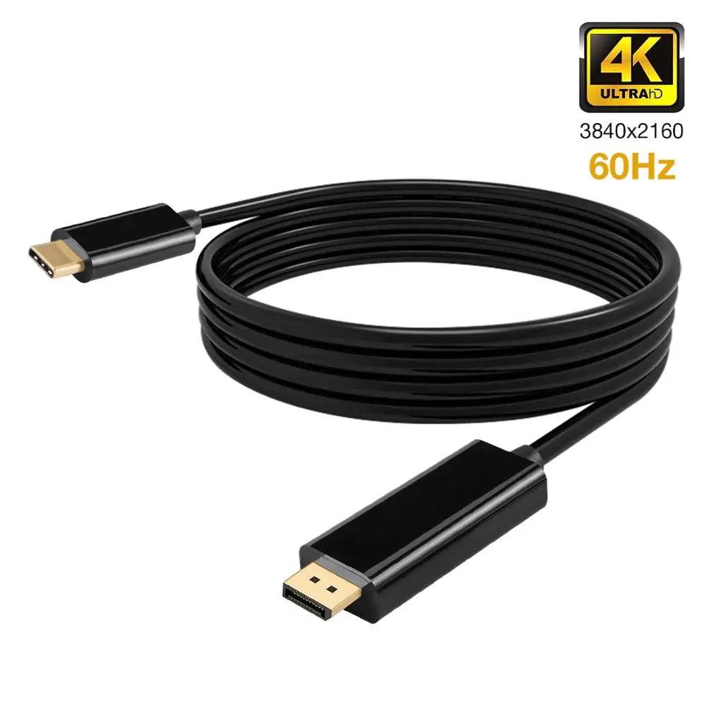Кабель AMKLE 30 Гц Type C HDMI DP 1 8 м USB 3 для DisplayPort адаптер 4K Tunderbolt Dongle HuaweiP30 SamsungS11