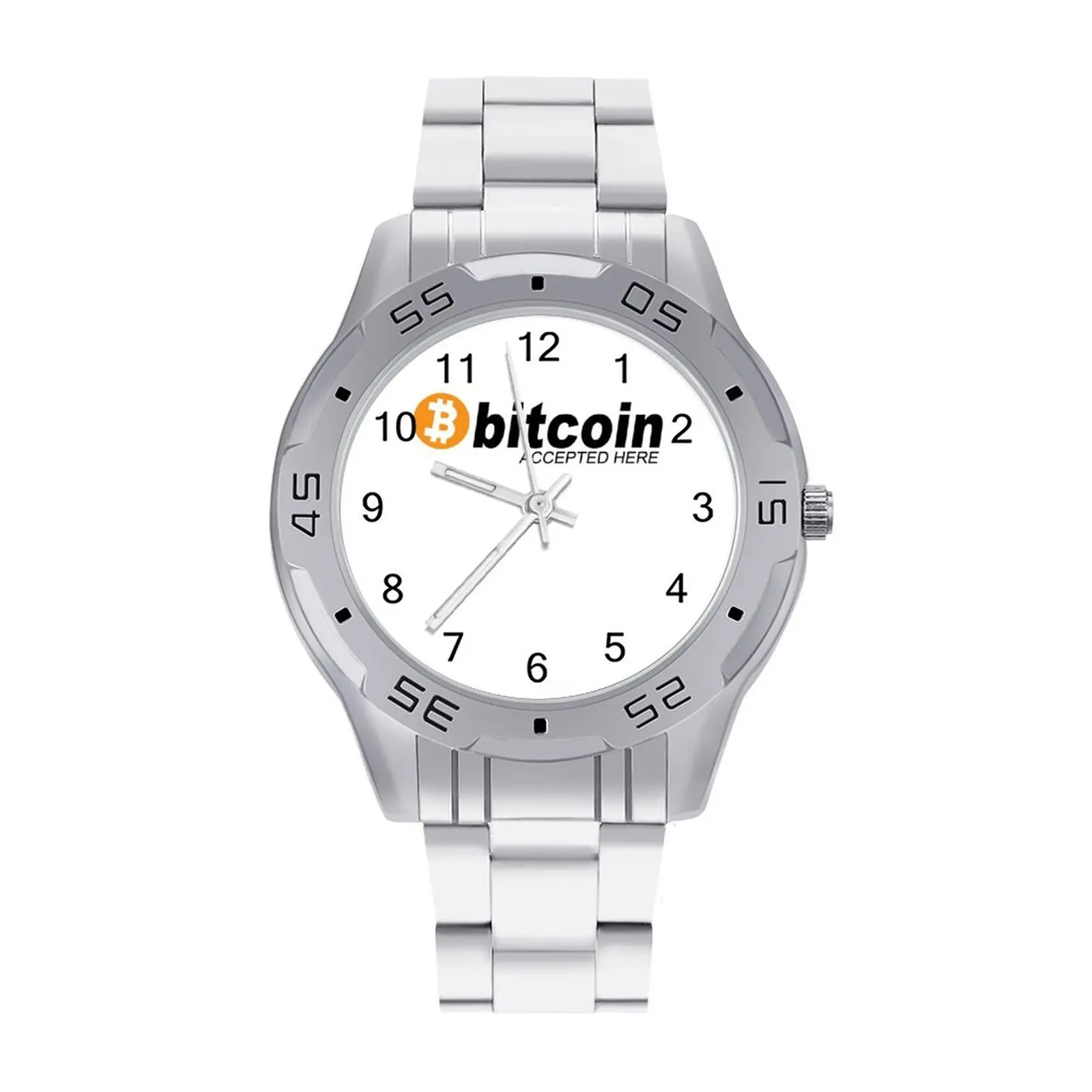 

Bitcoin Quartz Watch Silent Girl Wrist Watch Design Steel Home New Wristwatch