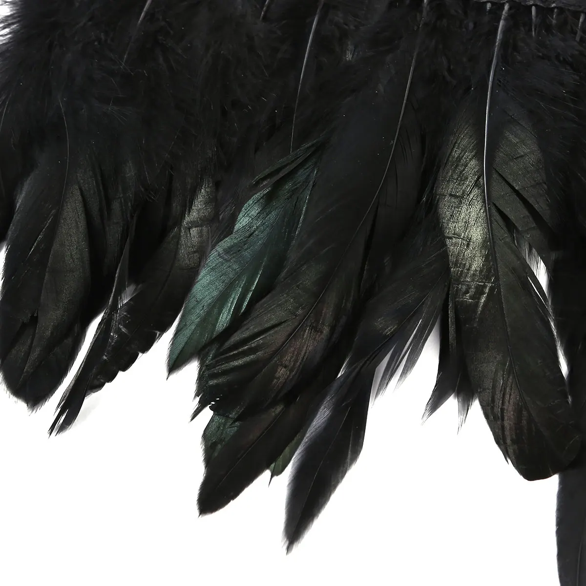 Женская мода 1 пара настоящие натуральные окрашенные петушиные перья манжеты на