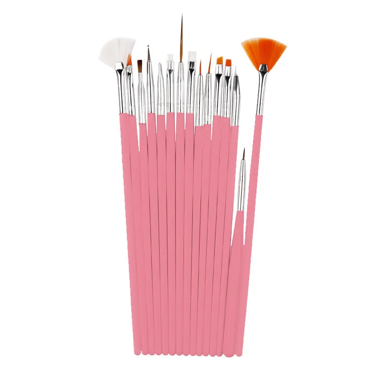 Набор акриловых гель-лаков для ногтей 15 шт. дизайна рисования Детализация набор