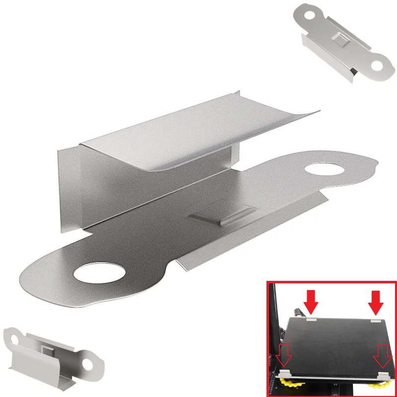 Стеклянный зажим с подогревом для 3D-принтера детали из нержавеющей стали