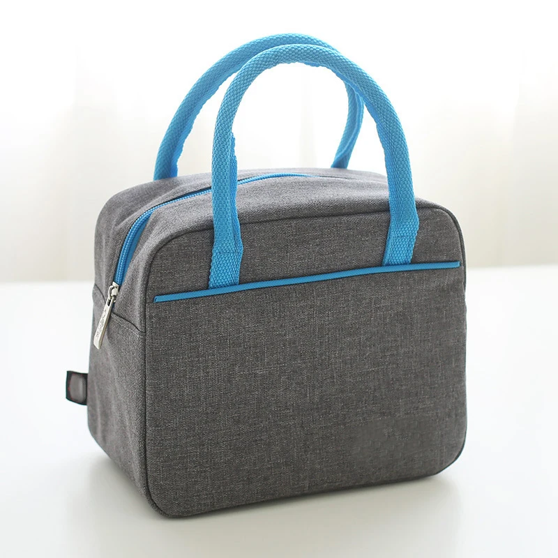 Модная оксфордская портативная изолированная сумка для ланча Термосумка бенто