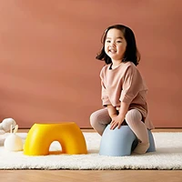 simple rainbow small bench home indoor chair children stool footboard furniture stool toy sofa kids bedroom interior kids stool