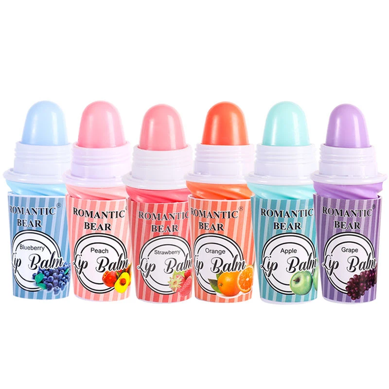 

Moisturizer Lip Balm Natural Vegetable Oil Ice Cream Lipstick Lasting Moisturizing Fruit Flavour Lip Oil Lip Care Cosmetic Tool