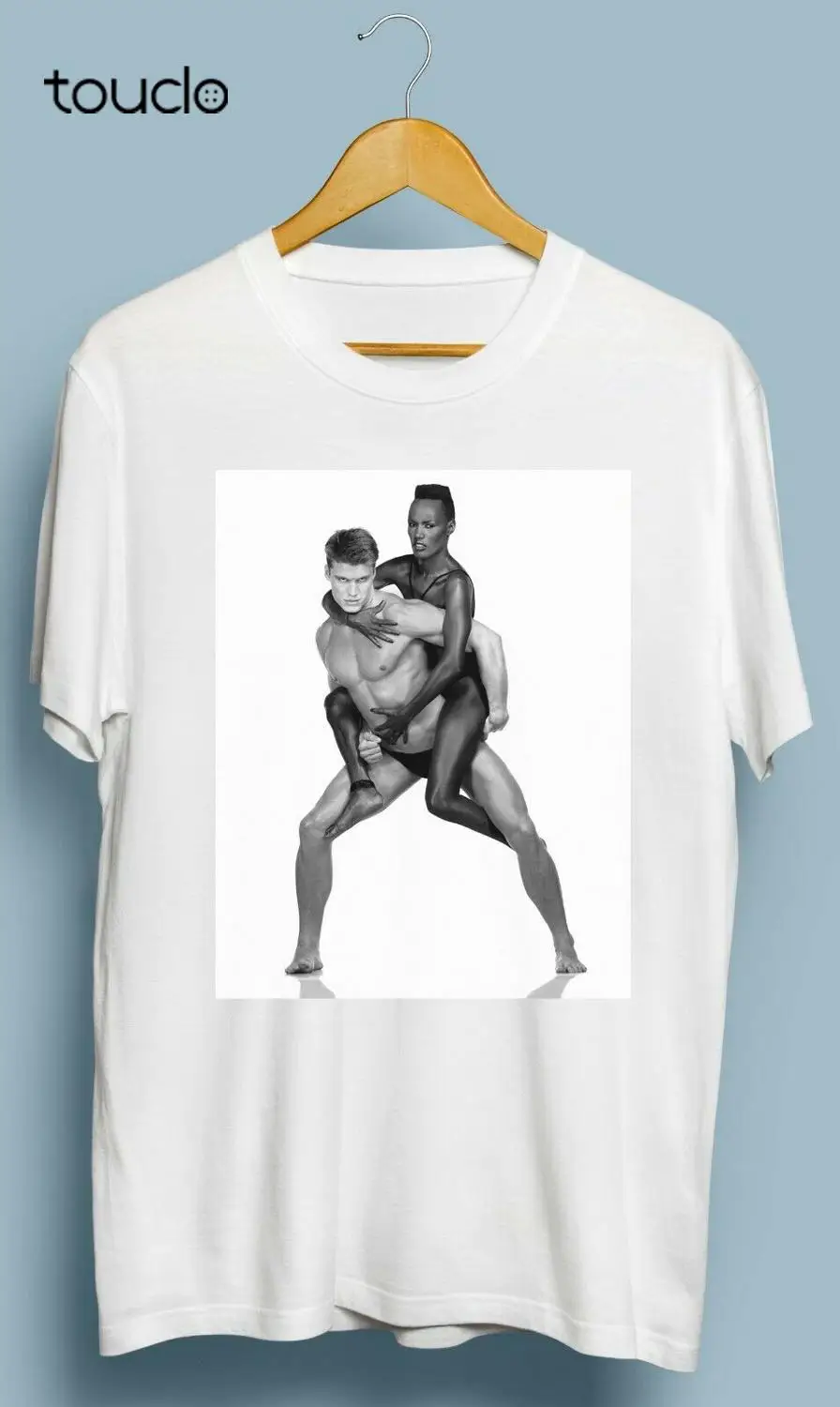 

Vintage Grace Jones And Dolph Lundgren Tee T Shirt Size S M L XL 2XL 3XL