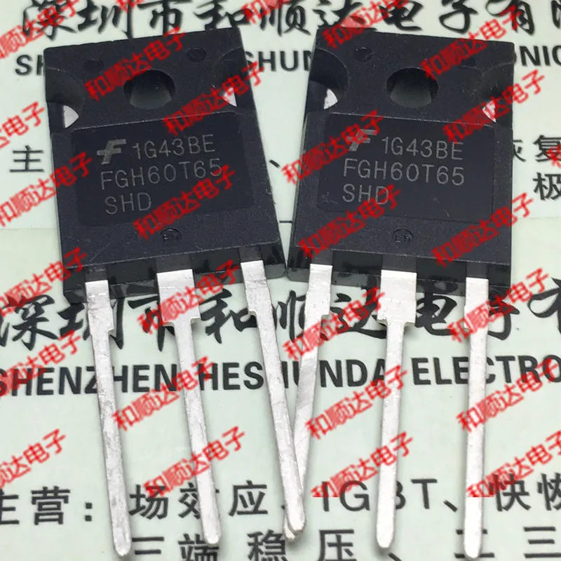 

10pcs/lot FGH60T65SHD New Spot TO-247 650V 120A