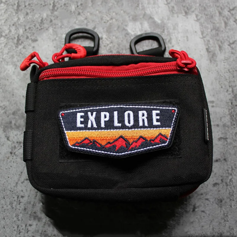 EXPLORE-Нашивки с вышивкой для одежды Рюкзак Аппликация Диск Жесткий внедорожный