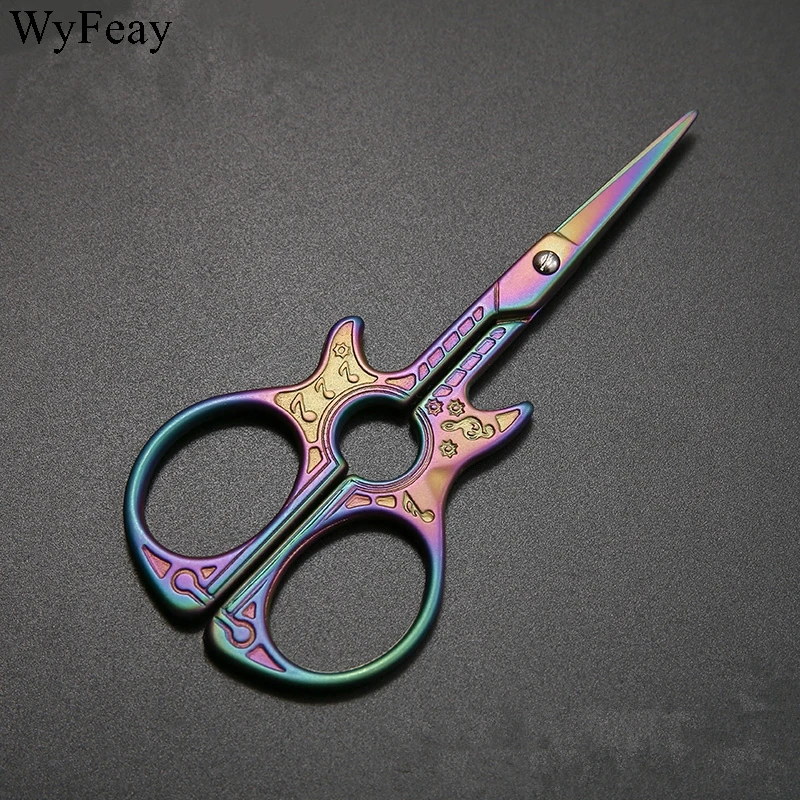 Гитары ножницы ремесленных Вышивка Ткань крестом ретро классический винтажный