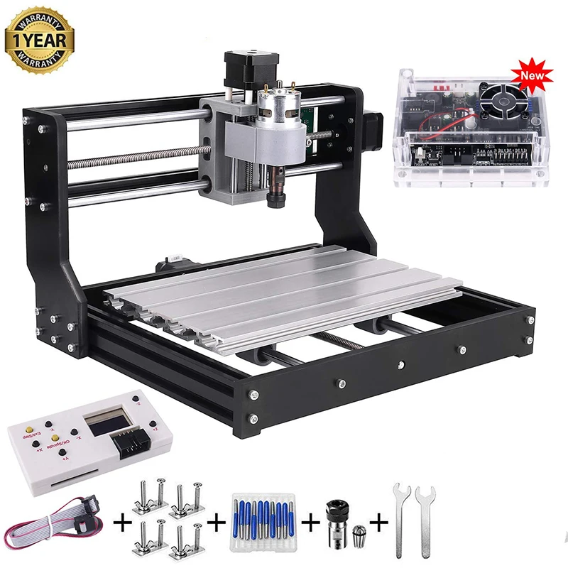 CNC 3018 Pro лазерный гравер древесины маршрутизатор машина GRBL ER11 DIY Мини гравировальный станок для дерева PCB ПВХ с автономным контроллером - Цвет: 3018 no laser